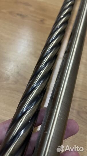 Карнизы для штор двухрядный настенный 2,4м