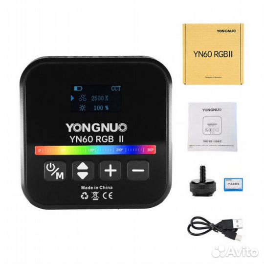 Светодиодный осветитель Yongnuo YN-60 RGB II Black