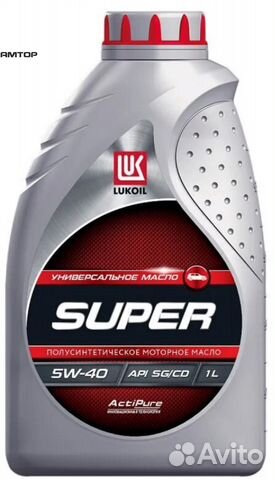 Lukoil 19441 Масло моторное lukoil Супер 5W-40 SG