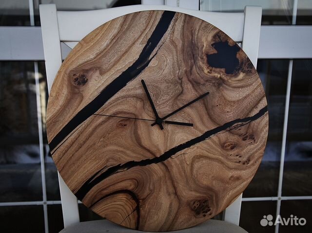 Часы из дерева, часы из массива