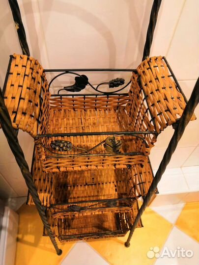 Полка навесная, полка этажерка кованная