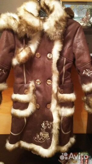 Детская дубленка - шуба