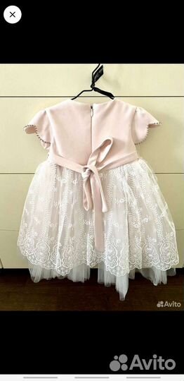 Нарядное платье для девочки 80 86