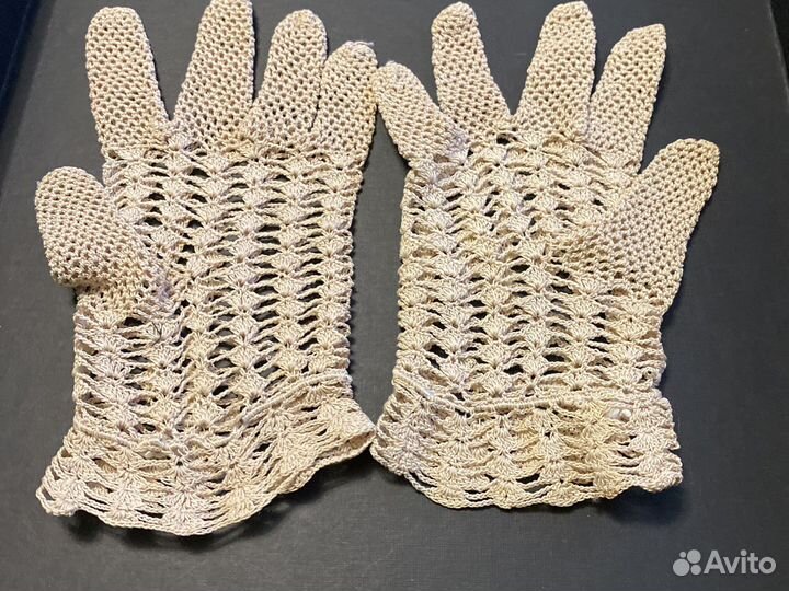 Перчатки винтажные