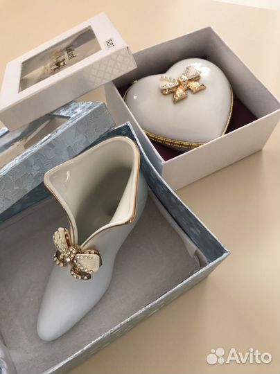 Шкатулка Lefard и фарфоровая туфелька