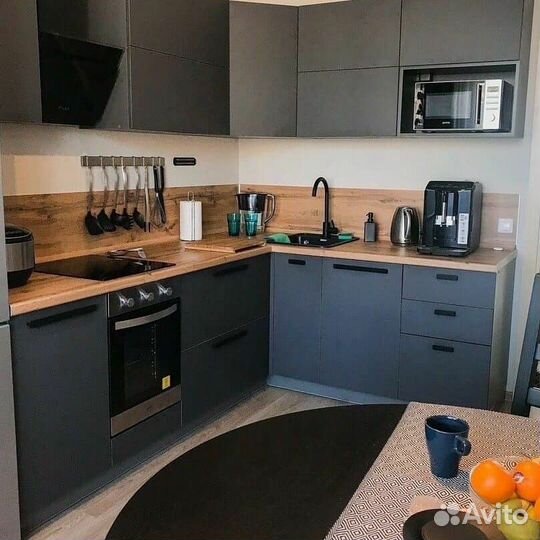 Кухонный гарнитур без ручек от производителя