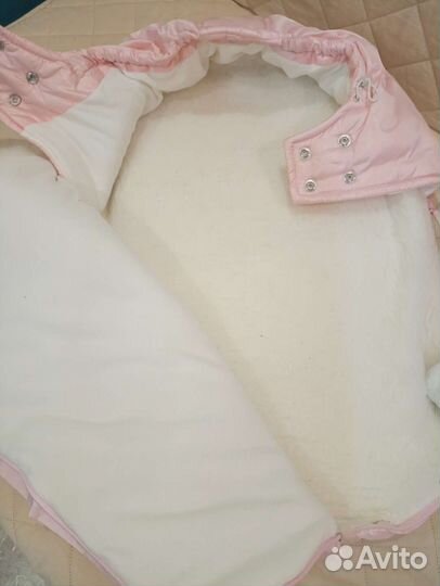 Конверт на выписку зимний для девочки