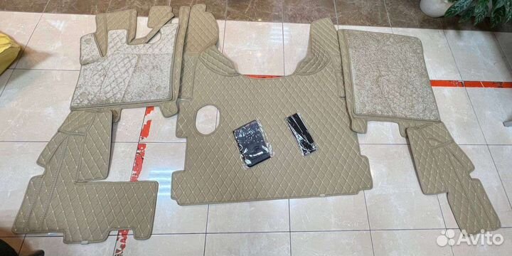 3d коврики из экокожи Daf105 механика