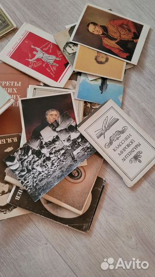 Раздаточные матер. на урок литературы, потртреты