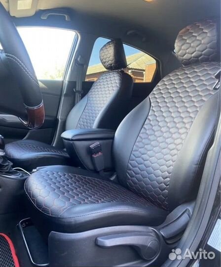 Чехлы Chevrolet Cruze Экокожа Соты