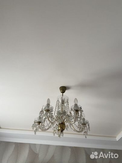 Люстра хрустальная чехия
