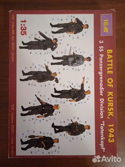 Набор для сборки солдатиков фирмы ICM 1:35