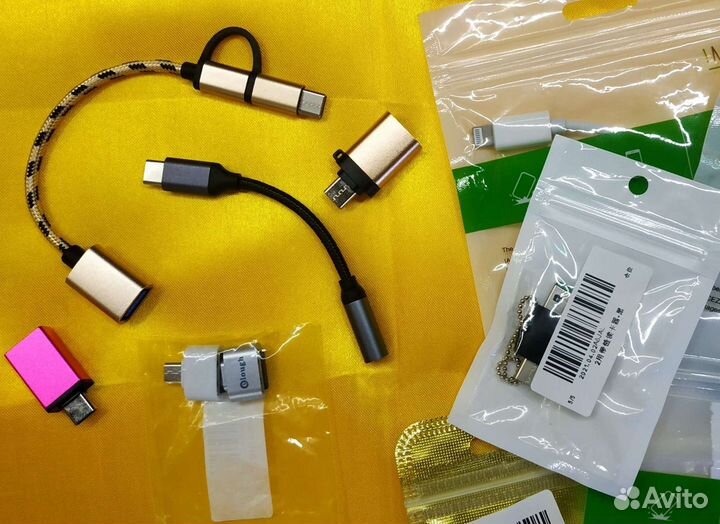 Переходники тайп си айфон Type c iPhone OTG. Разн