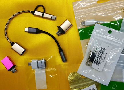 Переходники тайп си айфон Type c iPhone OTG. Разн