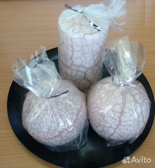 Свечи восковые большие Подарок