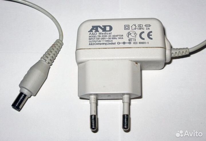 Блоки питания тонометров A&D Medical и Omron