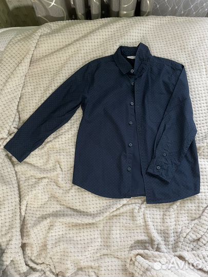 Рубашка mango kids для мальчика