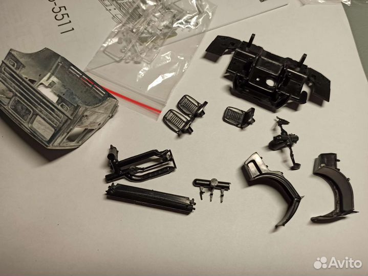 Камаз-5511 AVD кузов, кабина 1/43