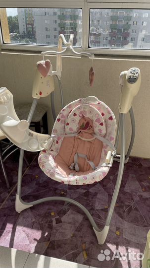 Электрокачели шезлонг