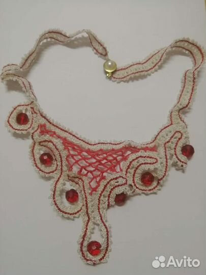 Кружевной воротник. Ручная работа