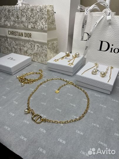 Christian dior колье чокер браслет