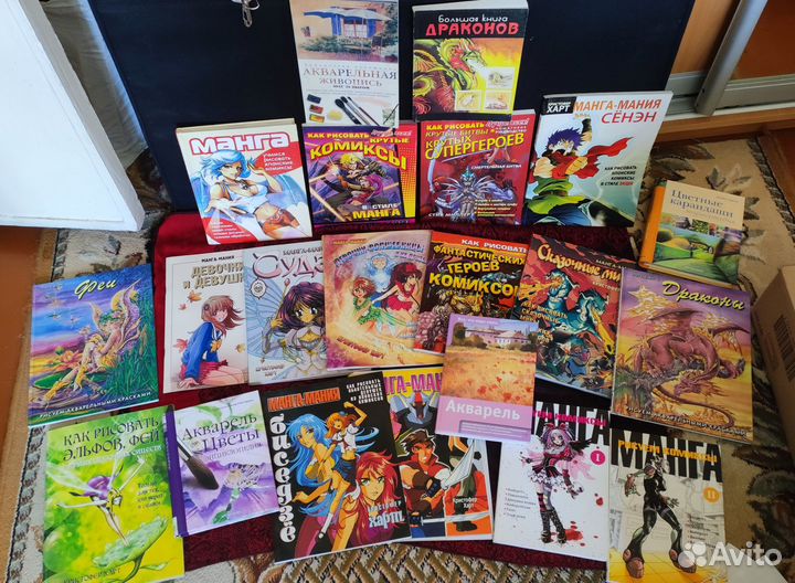 Книги по рисованию (манга, акварель, комиксы)