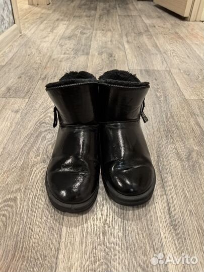 Теплая женская обувь челси угги ботинки зимняя