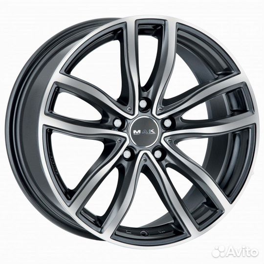 R19 5x112 8J ET30 D66,45 MAK Sarthe Gunmetal Mirro
