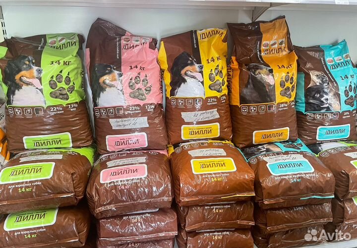 Корм для собак дилли 14кг