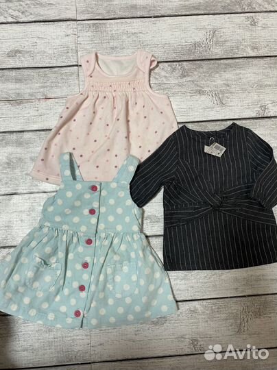 Вещи пакетом на девочку 0-3 мес