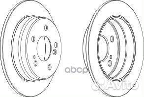 Диск тормозной передний ferodo DDF1221 DDF1221