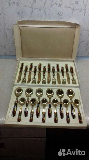 Столовый набор Хохлома. СССР