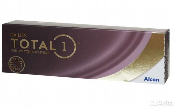 Линзы контактные однодневные alcon Dailies Total 1