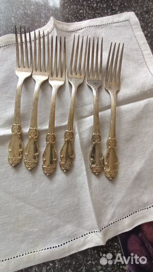 Мельхиоровые вилки