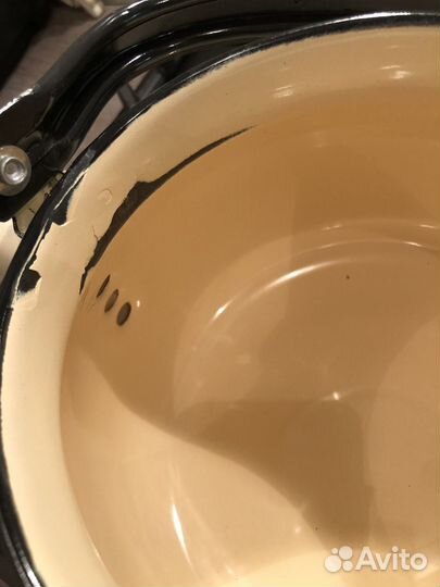 Чайник эмалированный новый