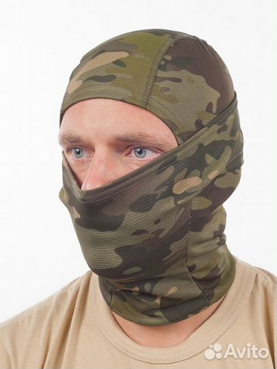 Балаклава мультикам, мох, олива, чёрный и т.д