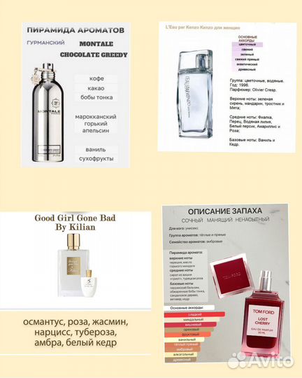 Распив селективного парфюма, аромабоксы