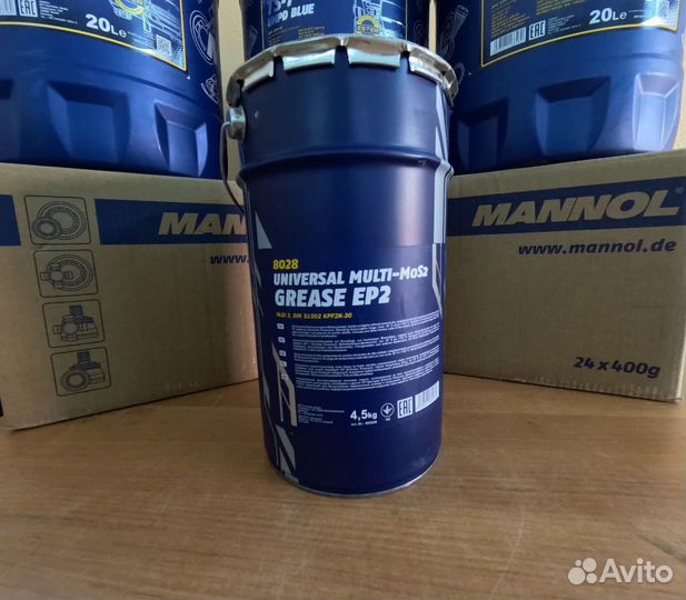 Смазка в тубах синяя,ведро Mannol весь ассортимент