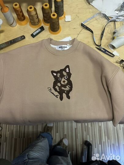 Машинная вышивка на одежде