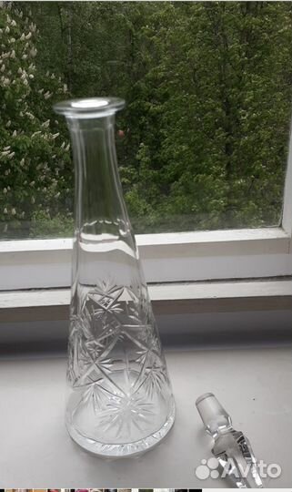 Штофы и графины СССР хрусталь