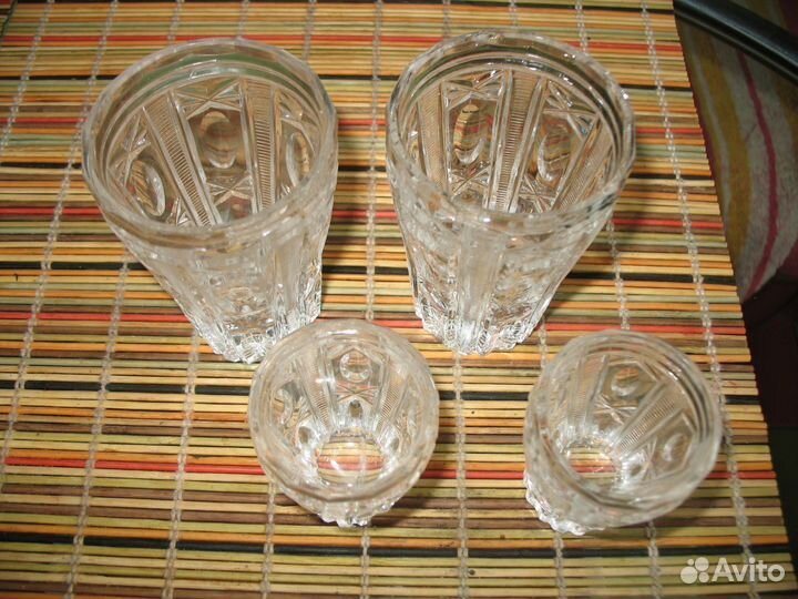 Стаканы из хрусталя