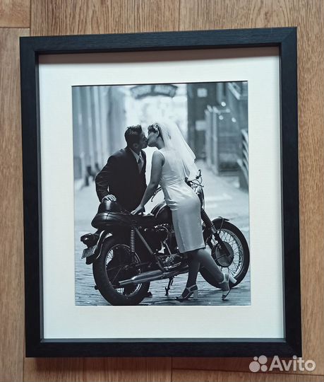 Постеры в раме - мост - поцелуй