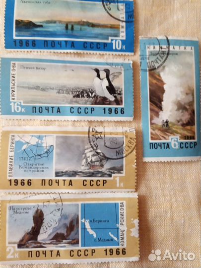 Марки ссср,Набор открыток