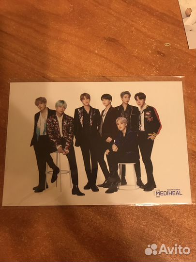 Bts открытки mediheal