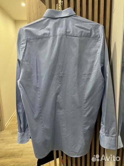 Рубашка мужская Olymp Level 5 Body fit 44 Голубая