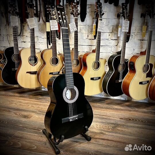 Классическая гитара 4/4 terris TC-395A BK