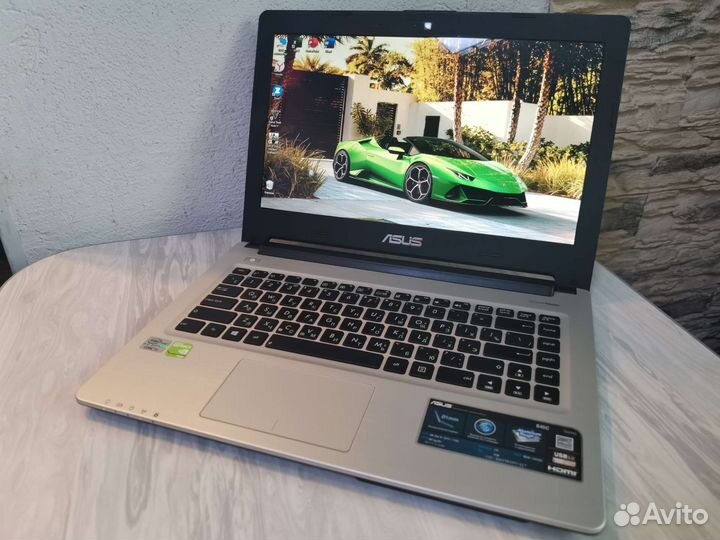 Игровой ноутбук asus I5/8Gb/SSD/640Gb/GT740M