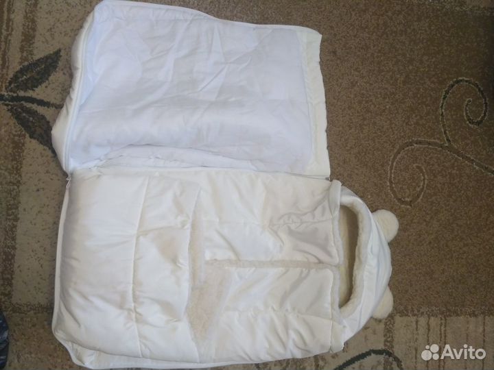 Конверт зимний на овчине для мальчика или девочки