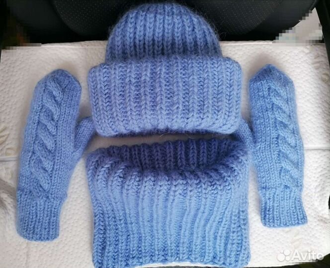 Зимние вязаные вещи