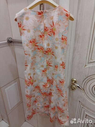 Corolinе Biss платье Бельгия хлопок миди 50-52р